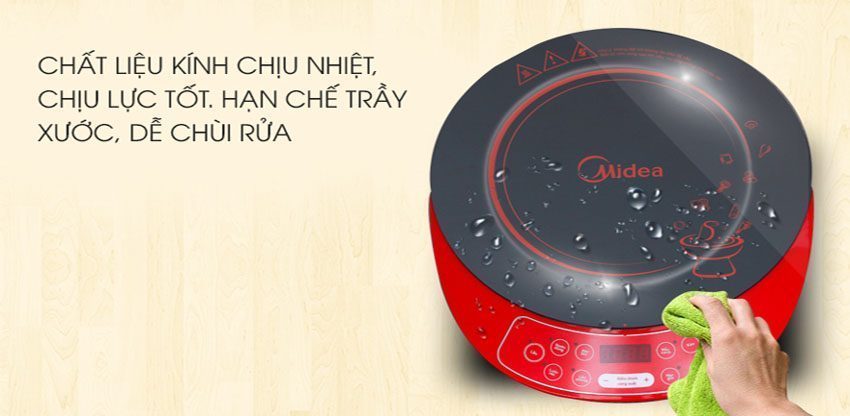 Bếp điện từ đơn Midea MI-B2118DH - Hàng chính hãng