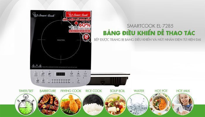 BẾP ĐIỆN TỪ SMARTCOOK EL-7285 - 2357285 - HÀNG CHÍNH HÃNG