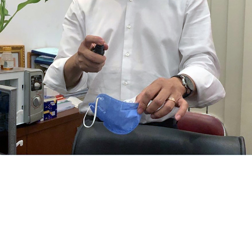 3 bước khử khuẩn khẩu trang hiệu quả