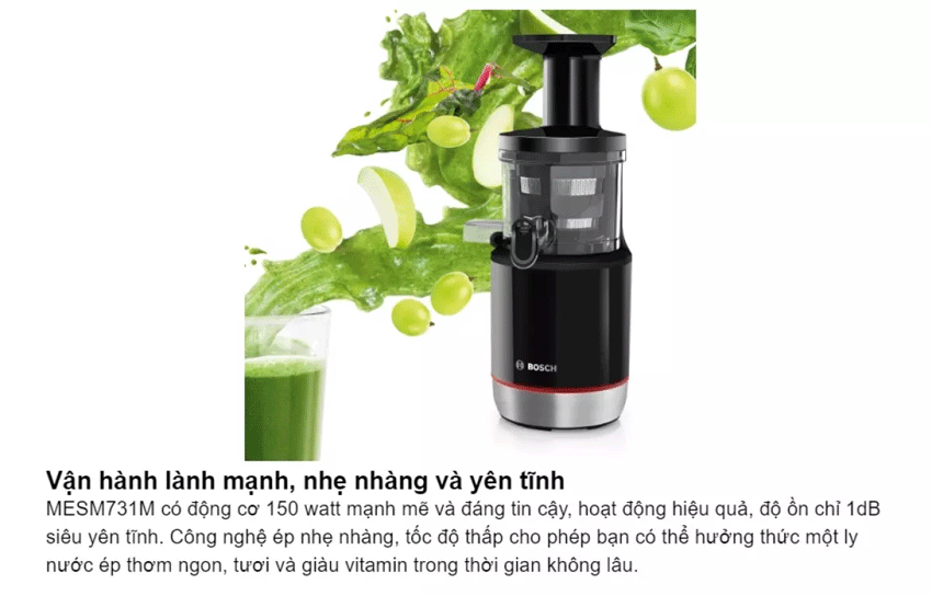 Máy ép chậm Bosch MESM731M của nước nào