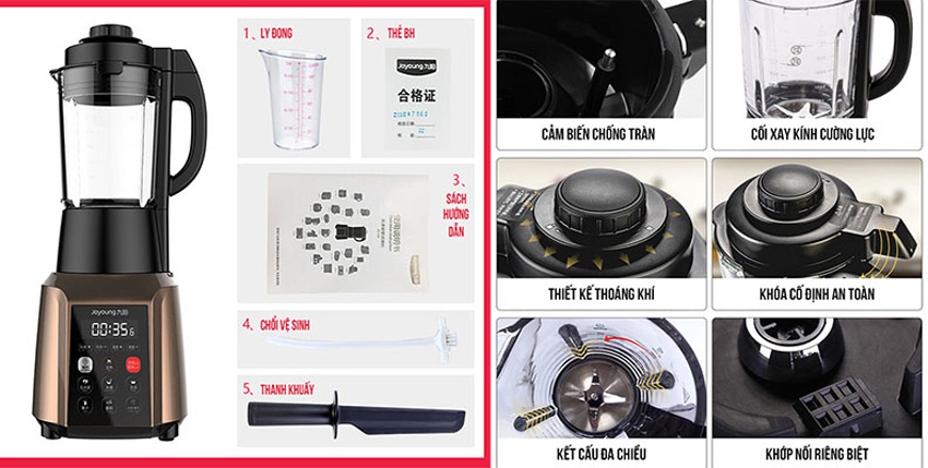 Đánh giá máy làm sữa hạt đa năng Joyoung JYL-Y29