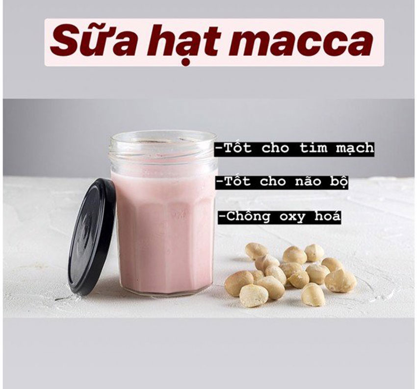 7công thức làm sữa hạt bằng máy làm sữa hạt