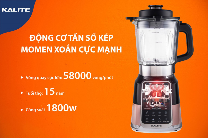 Máy làm sữa hạt đa năng Kalite E200 có chức năng gì 