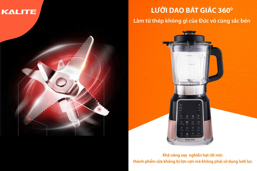 Máy làm sữa hạt đa năng Kalite E200 có chức năng gì 