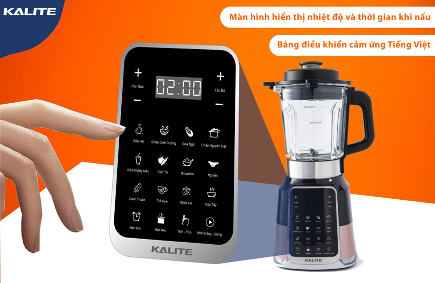 Máy làm sữa hạt đa năng Kalite E200 có chức năng gì 