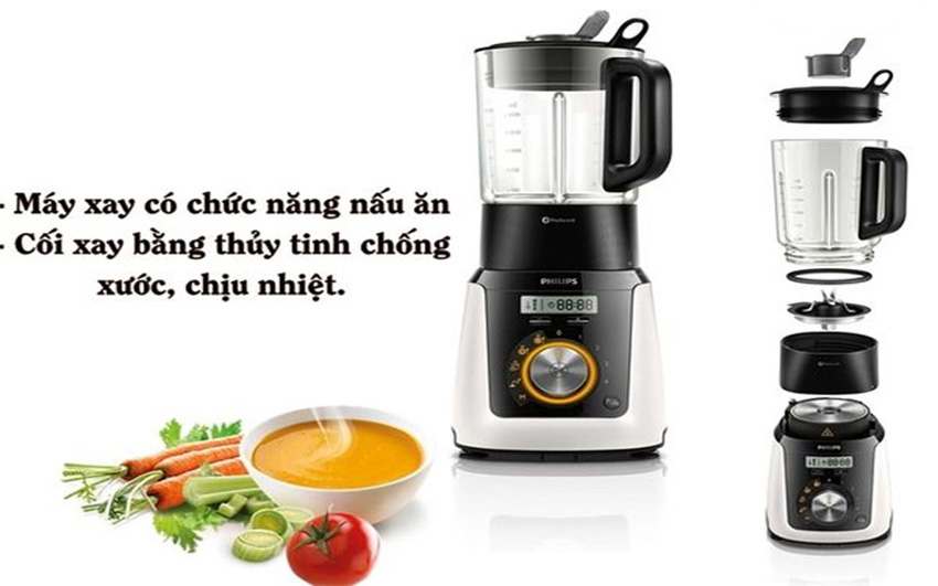 So sánh máy xay nấu đa năng Ukoeo PR5 Plus và Philips HR2098/30 cái nào tốt