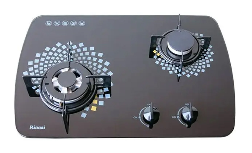 Bếp gas âm Rinnai RVB-6SDR thiết kế đẹp