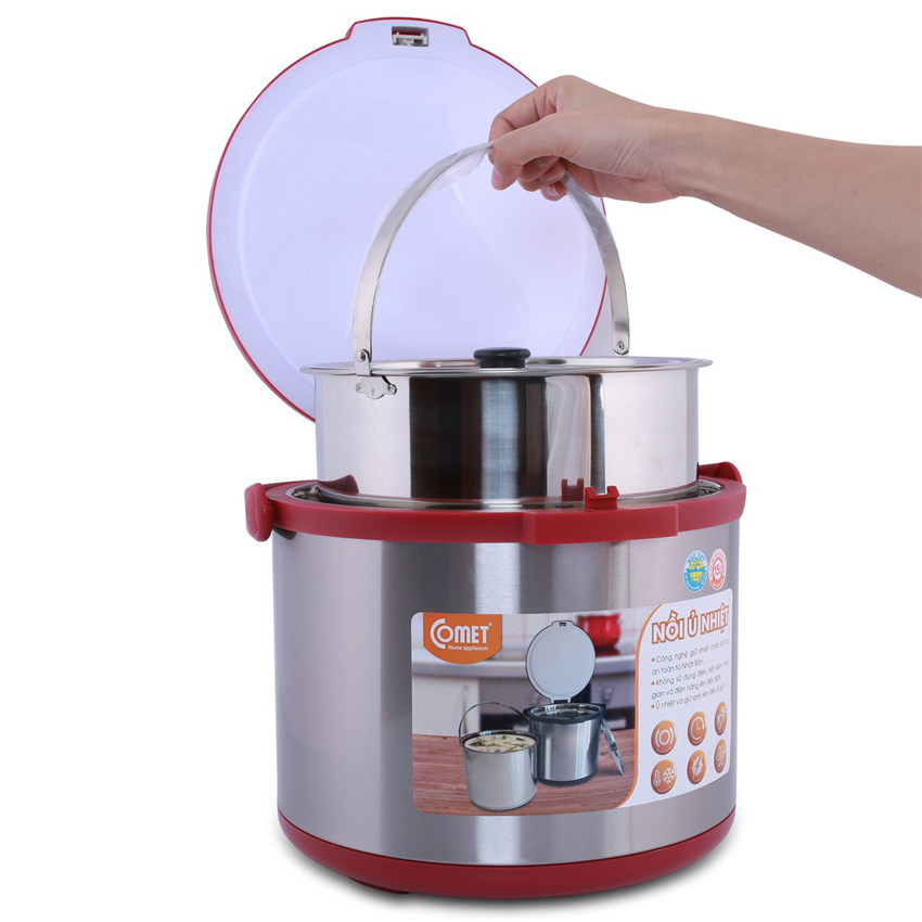 Cách sử dụng nồi ủ nhiệt Comet CM7662