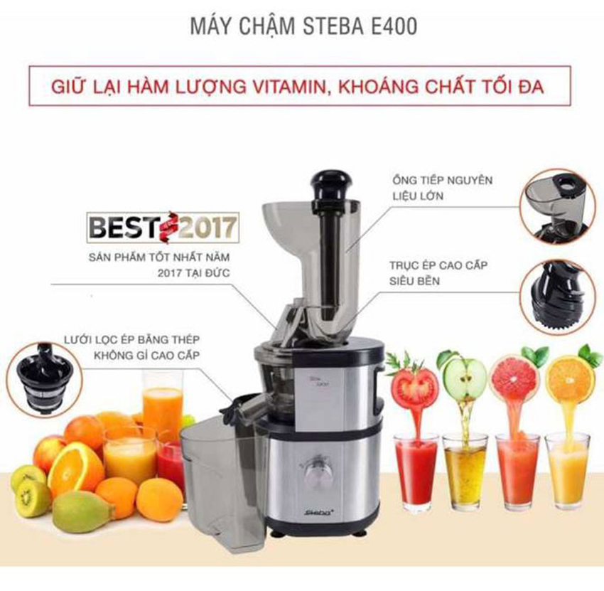 Máy ép trái cây chậm Steba E400 chất lượng tố