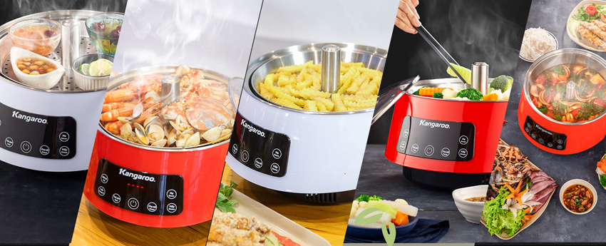 Review nồi lẩu điện Kangaroo KG279
