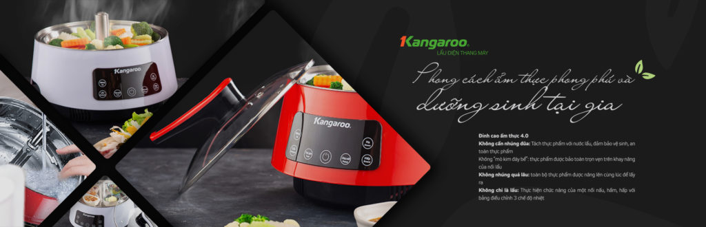 Review nồi lẩu điện Kangaroo KG279