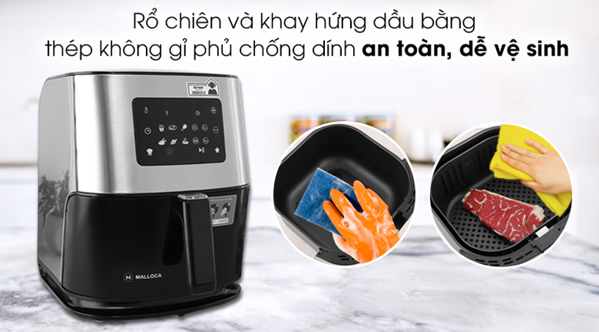 Nồi chiên không dầu điện tử Malloca MAF-06 có tốt không