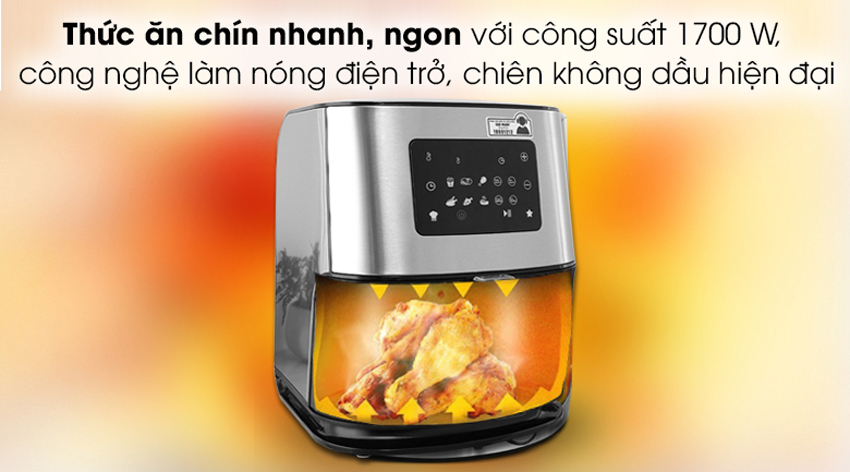 Nồi chiên không dầu điện tử Malloca MAF-06 có tốt không