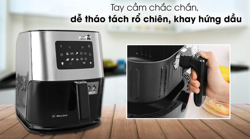 Nồi chiên không dầu điện tử Malloca MAF-06 có tốt không