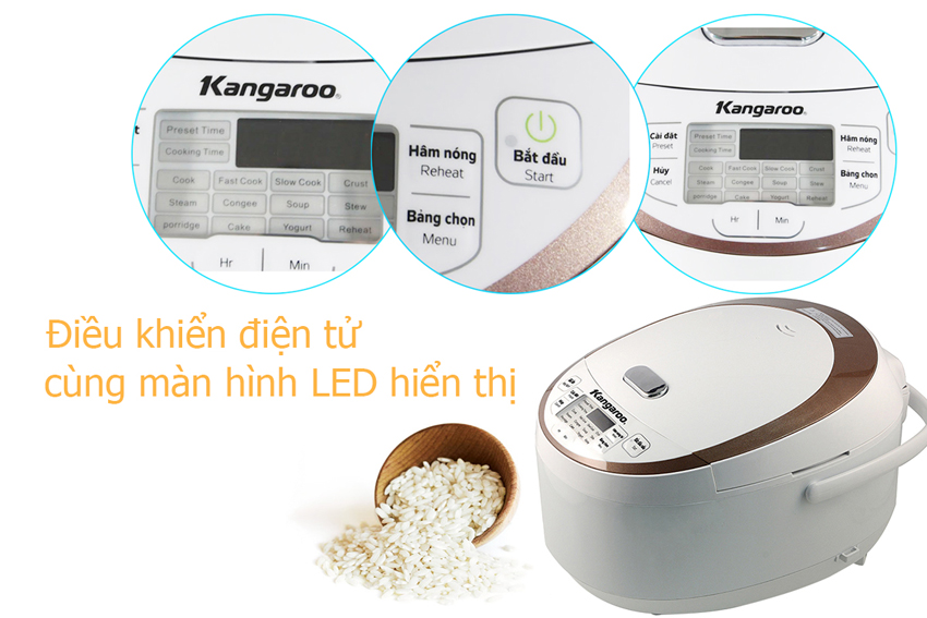 Nồi cơm điện tử Kangaroo KG565 có tốt không