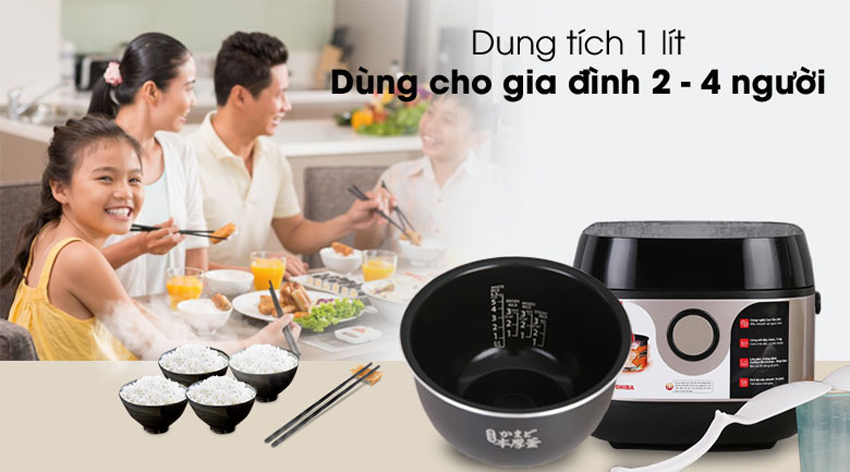 Nồi cơm điện cao tần Toshiba RC-10IX1PV sản phẩm chất lượng