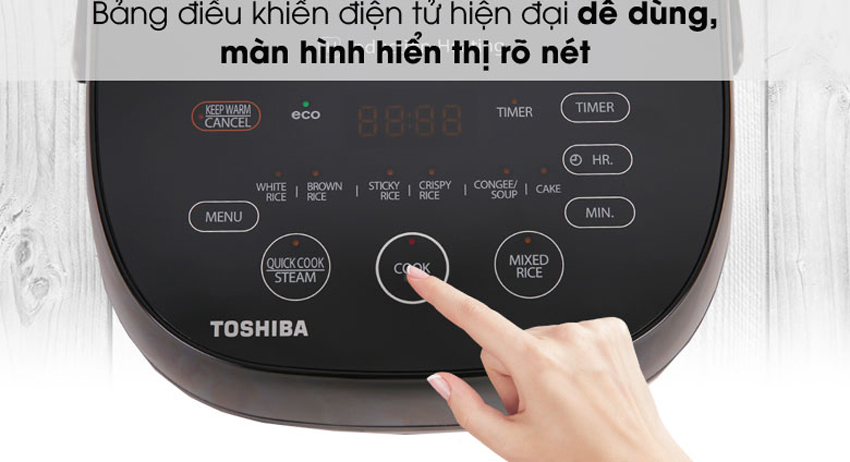 Nồi cơm điện cao tần Toshiba RC-10IX1PV sản phẩm chất lượng