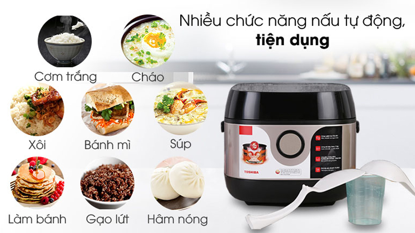 Nồi cơm điện cao tần Toshiba RC-10IX1PV sản phẩm chất lượng