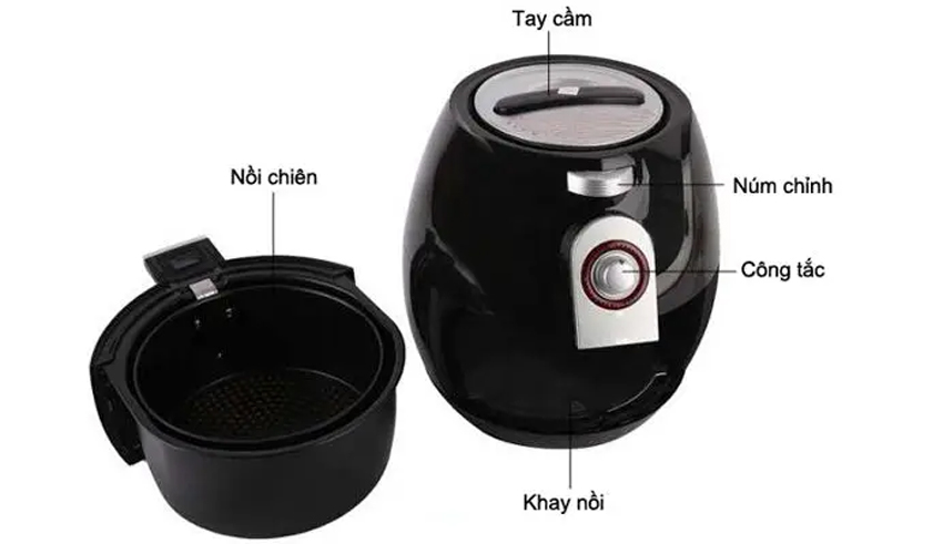 Nồi chiên không dầu Korihome AFK-326 chất lượng cao