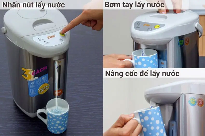 Tết đến sắm ngay bình thủy điện tiện lợi vô cùng