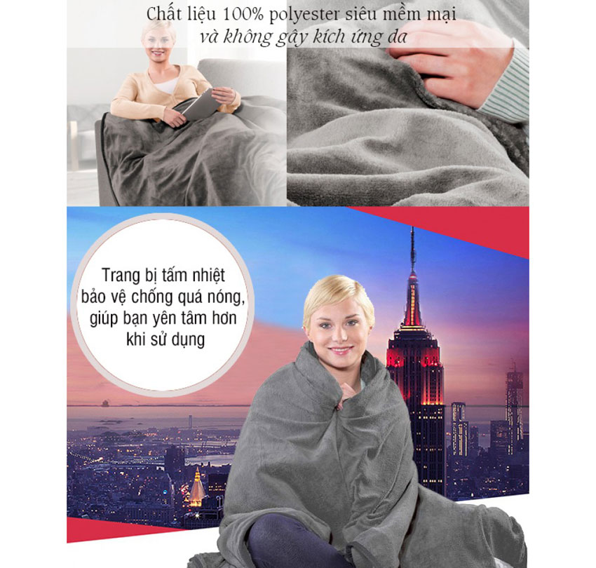 Có nên mua chăn điện Lanaform LA180105 để sử dụng