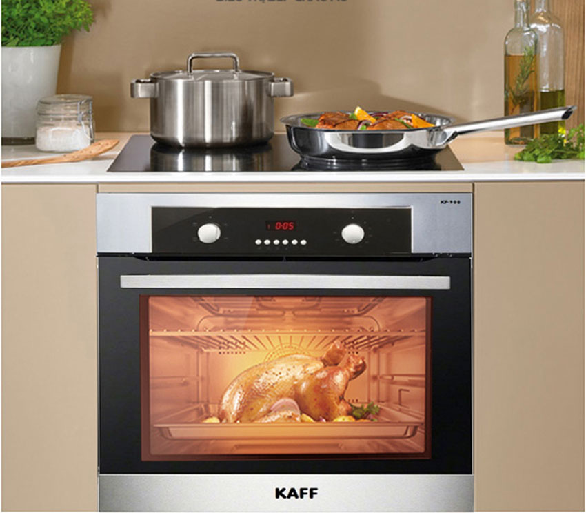 Lò nướng âm tủ Kaff KF-900 nướng nhanh và chín đều hơn