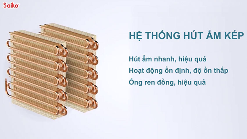 Máy hút ẩm lọc không khí Saiko HDF-14 bảo vệ sức khỏe gia đình bạn