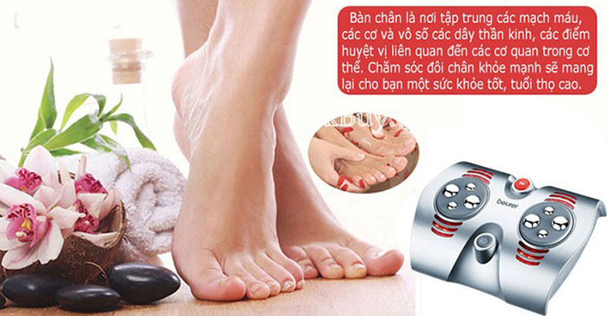 Máy massage chân hồng ngoại Beurer FM38 có tốt không