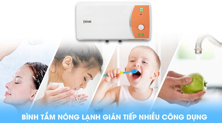 Máy nước nóng gián tiếp Ferroli Verdi 15L TE của nước nào