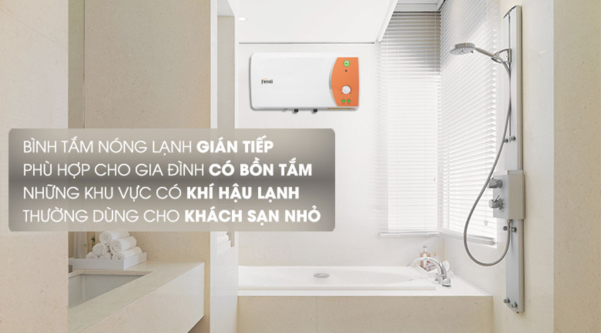 Máy nước nóng gián tiếp Ferroli Verdi 15L TE của nước nào