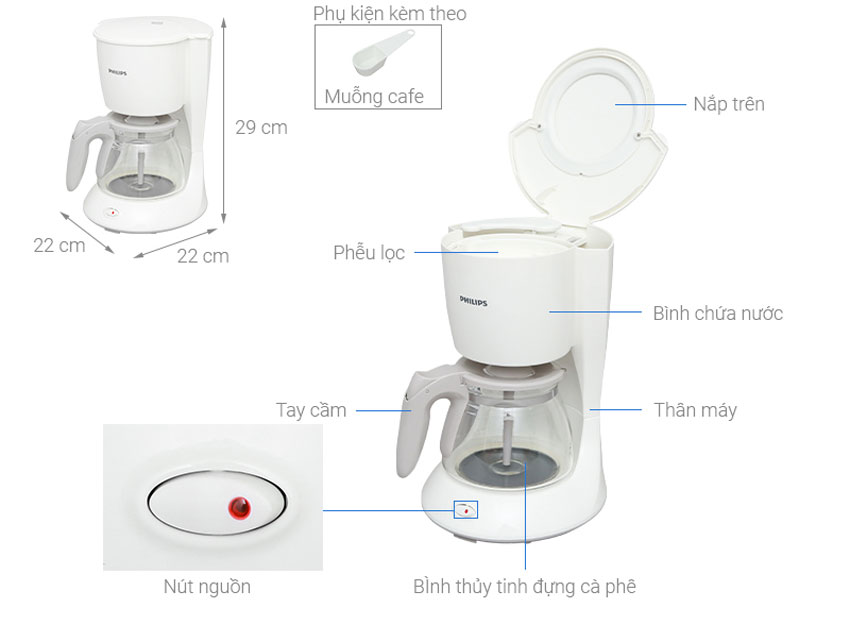 3 máy pha cà phê Philips tốt nhất cho bạn
