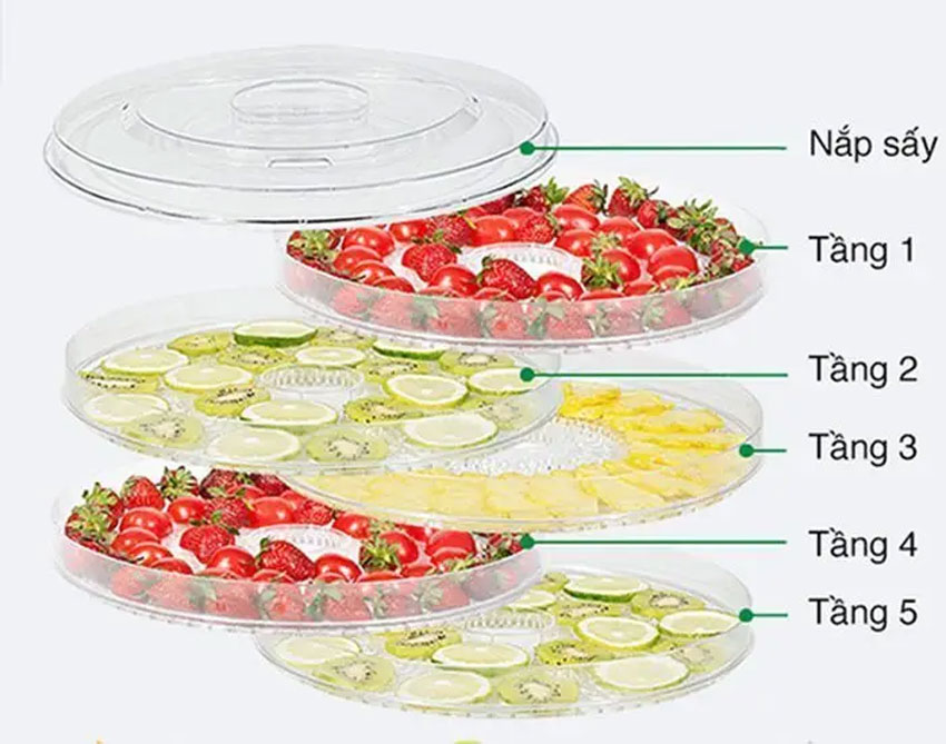 Top 4 máy sấy thực phẩm đáng mua nhất