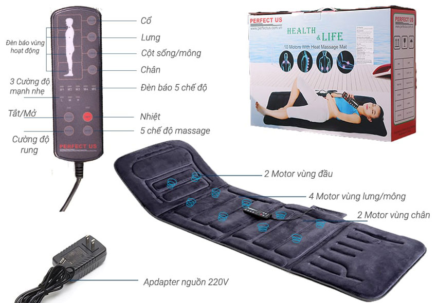 Có nên mua nệm massage toàn thân không