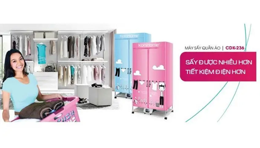 Nên chọn tủ sấy quần áo hay máy sấy quần áo