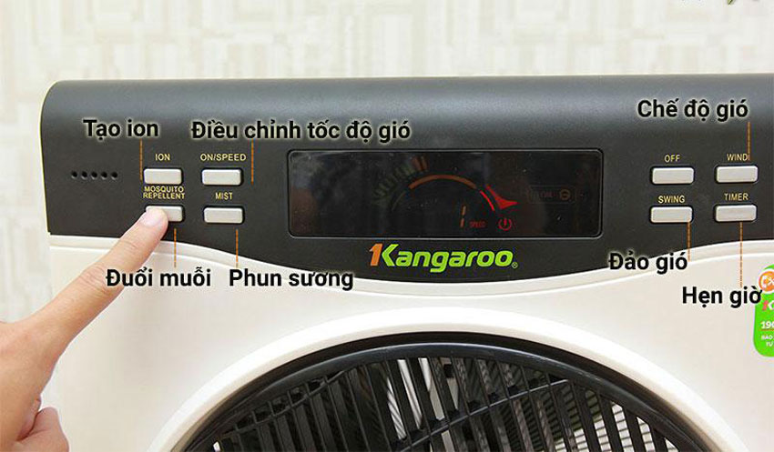 Quạt phun sương tạo ẩm Kangaroo KG203S có tốt không