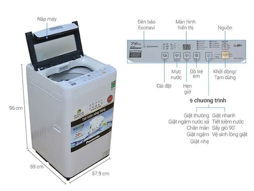 Nên mua máy giặt lồng ngang hay lồng đứng tốt hơn