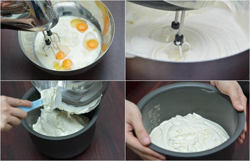 2 cách làm bánh bông lan bằng nồi cơm điện