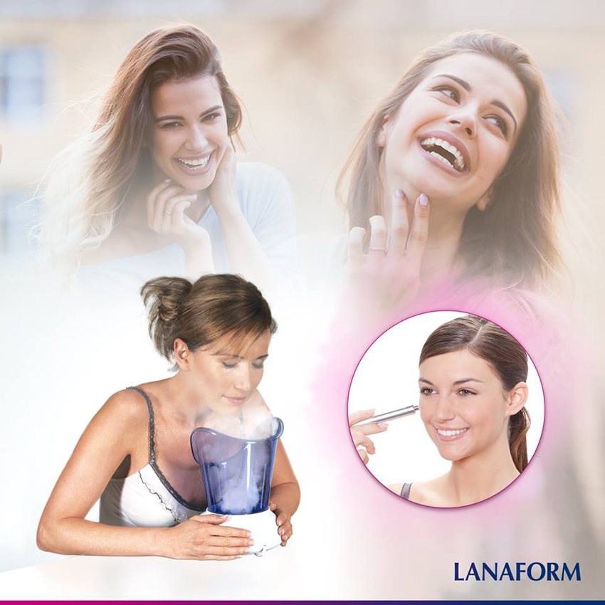 Máy xông hơi mặt Lanaform Facial Care LA131203 làm sạch da mặt hiệu quả