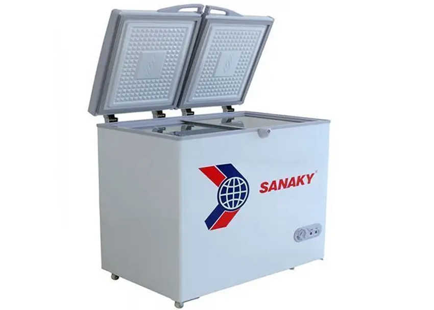 Tủ đông dàn đồng Sanaky VH-2899A1 nhỏ nhắn, tiện lợi