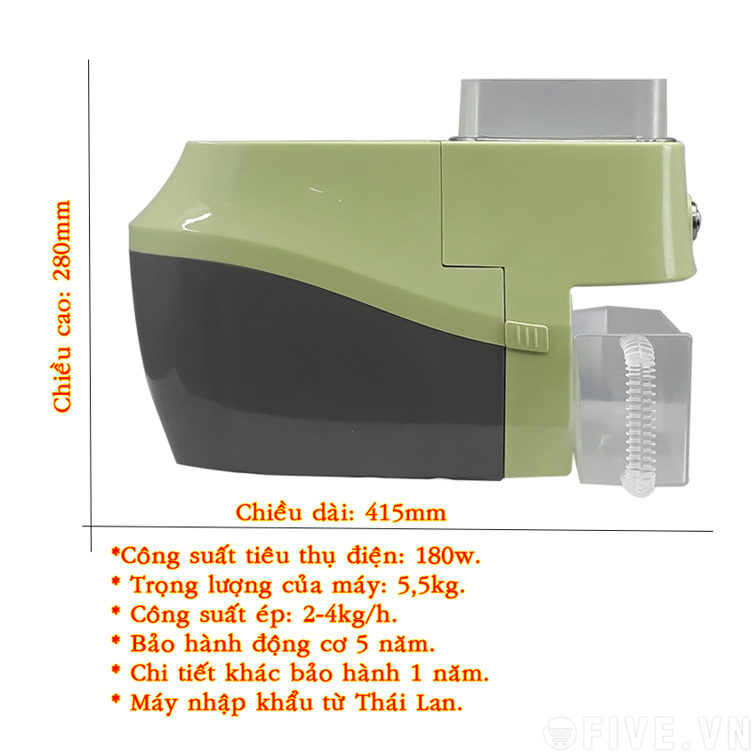 Máy ép dầu thực vật Nani Food NNF-800A của nước nào