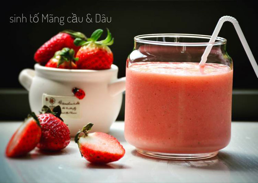 4 cách làm sinh tố mãng cầu mát ngọt mùa hè