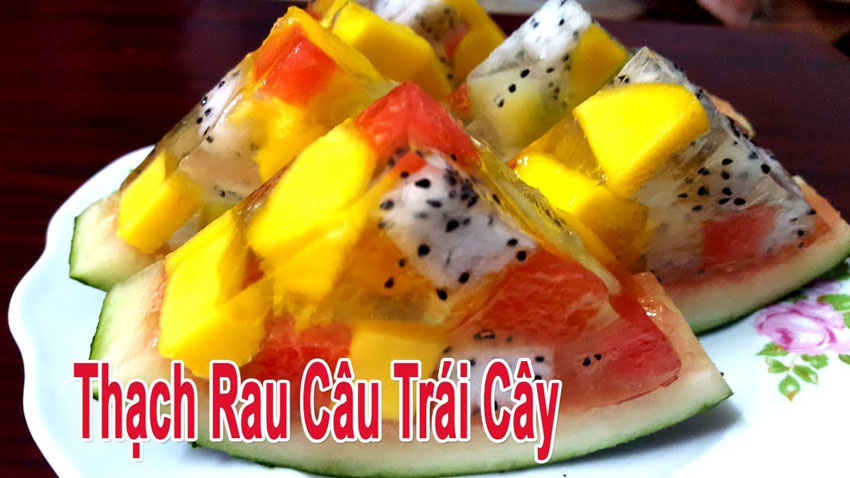 6 loại thạch rau câu trái cây ngon tuyệt cú mèo