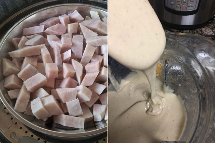 Làm bánh da lợn với 3 màu sắc cực đẹp mắt