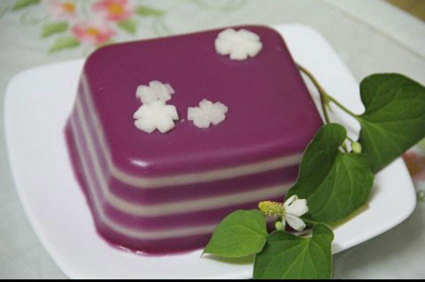 Làm bánh da lợn với 3 màu sắc cực đẹp mắt