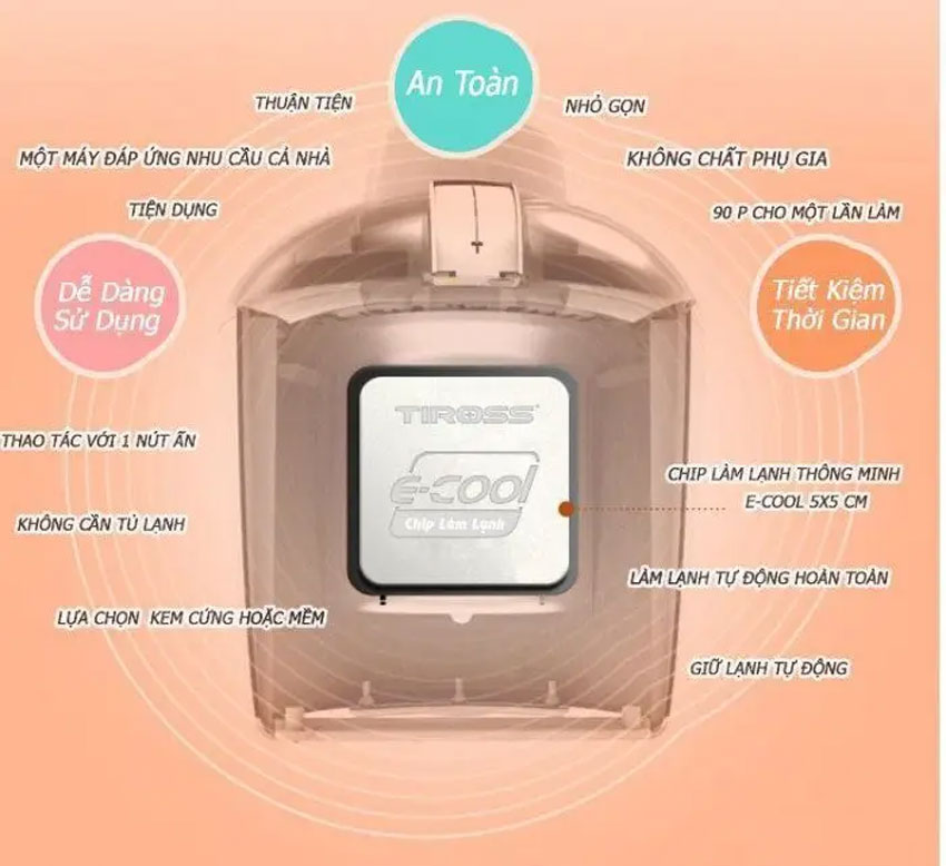 Tự làm 3 món kem bằng máy làm kem tươi tại nhà