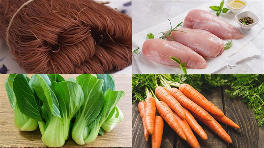 3 cách làm bún gạo lứt xào giảm cân