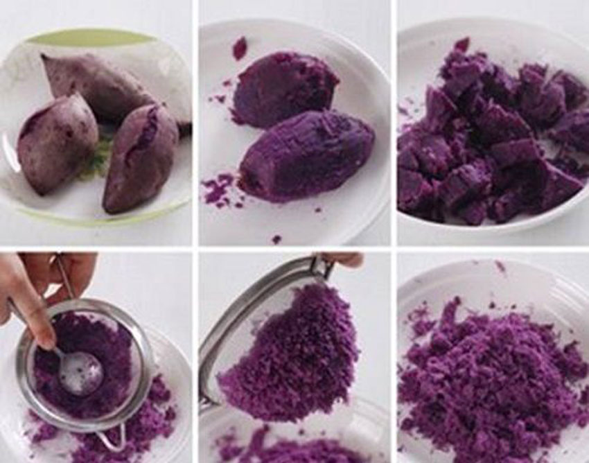 4 món ăn ngon từ khoai lang tím