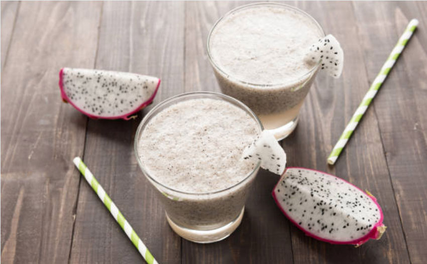 6 cách làm sinh tố thanh long đẹp da