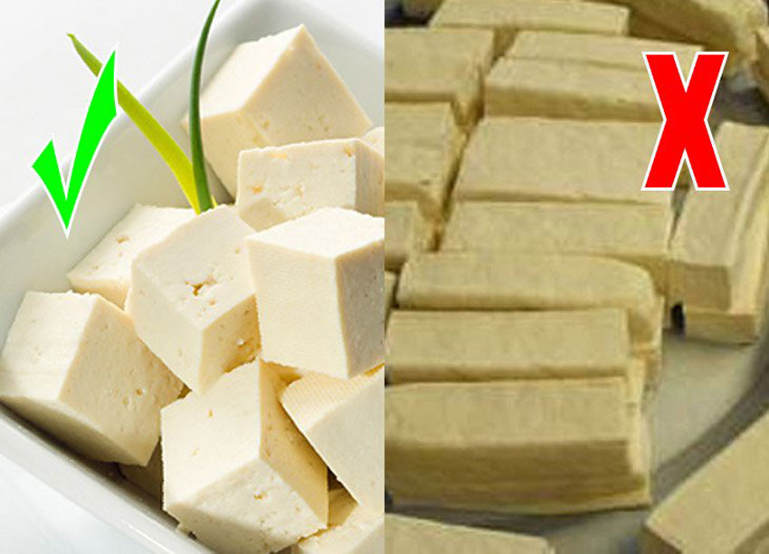 4 cách phân biệt đậu phụ sạch và đậu phụ bẩn