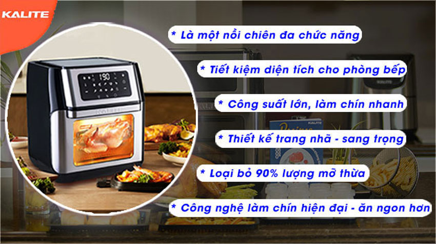 Nồi chiên không dầu Kalite Q10 có tốt không?